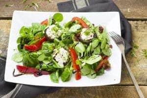  vegetable salad on a plate