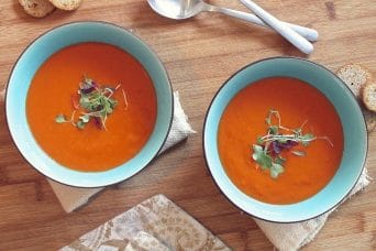 Soup diet - soup a great way to lose weight? 3 cream soup in bowls