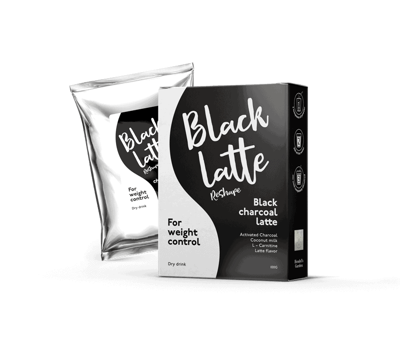Black Latte - effective weight loss with the help of active carbon 1 black latte 01 1
