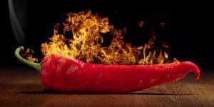  burning chili pepper