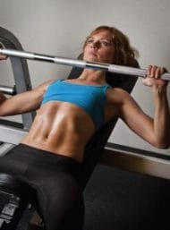 woman weightlifting