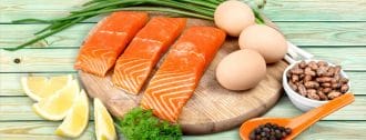  salmon eggs and vegetables