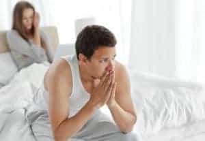 Spermax Control, the recipe for a successful sex life 2 A frustrated man on the bed