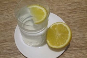  Water with lemon
