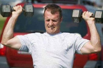 Workout for muscle mass - exercises to do at the gym and at home 2 exercises with dumbbells