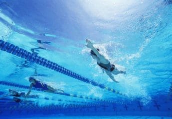 Swimming, aqua aerobics - pool exercises for weight loss 3 swimming in the pool