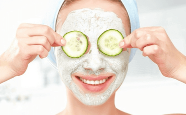 Home remedies for acne - how to win against it without the help of antibiotics 3 Cucumber mask