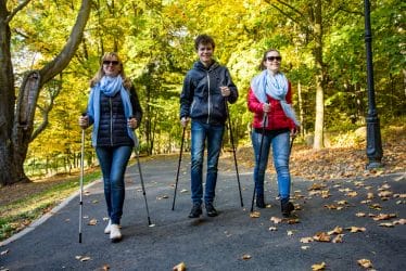 Physical activity - why it is so important for our health 2 Nordic walking in the park