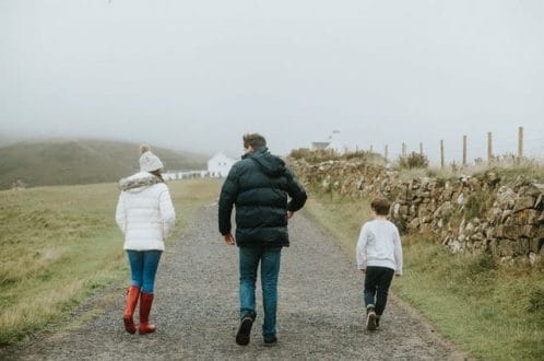  Walking with children