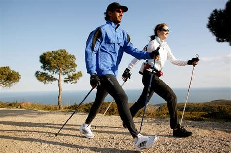 Nordic walking - a great way to lose weight? 2 nordic walking