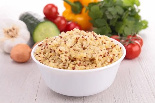  Quinoa with vegetables
