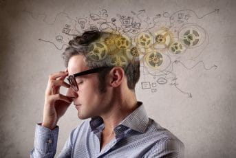 How to improve brain function - and stay mentally fit for a long time 3 man thinks intensely